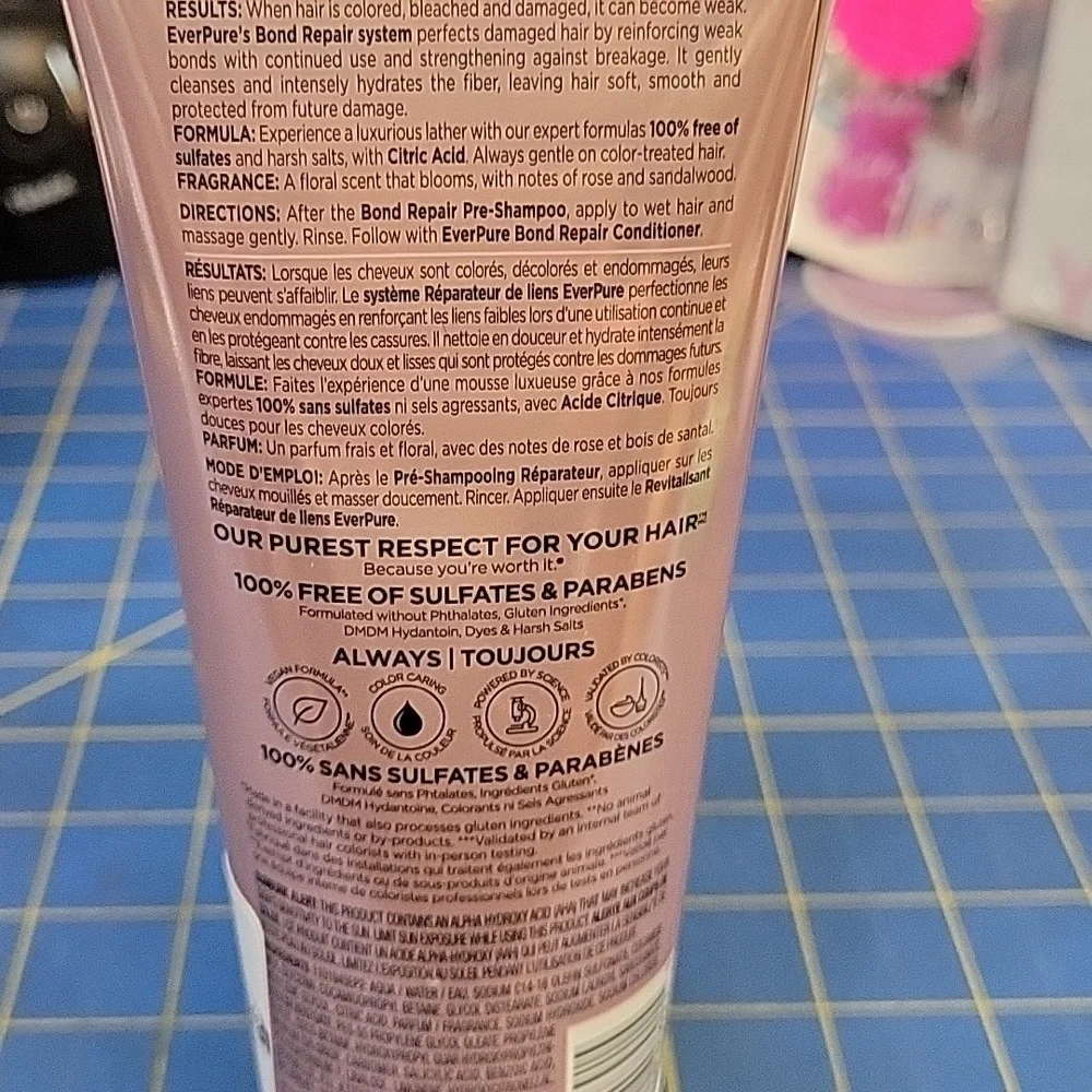 L'Oreal Ever Pure Sulfate-Free Bond Repair Shampoo 200ml New Tube